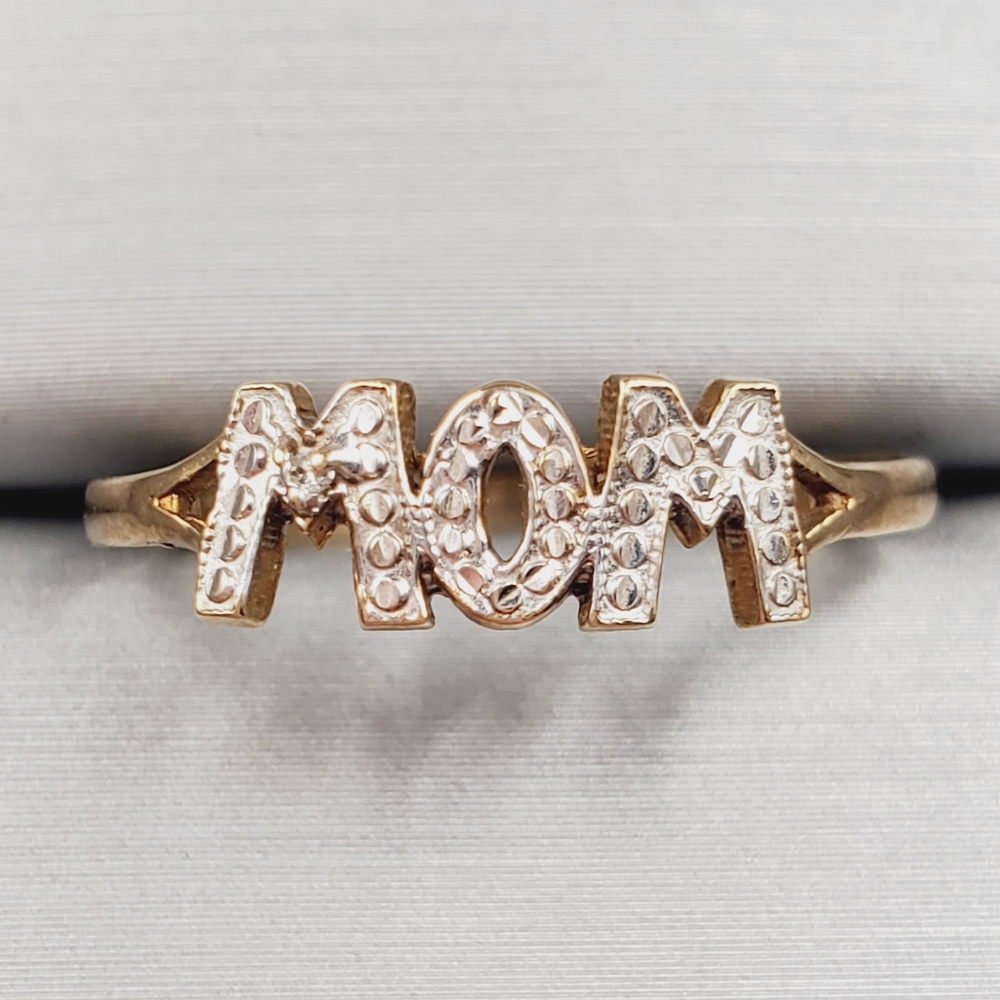 10k Gold Mom Ring